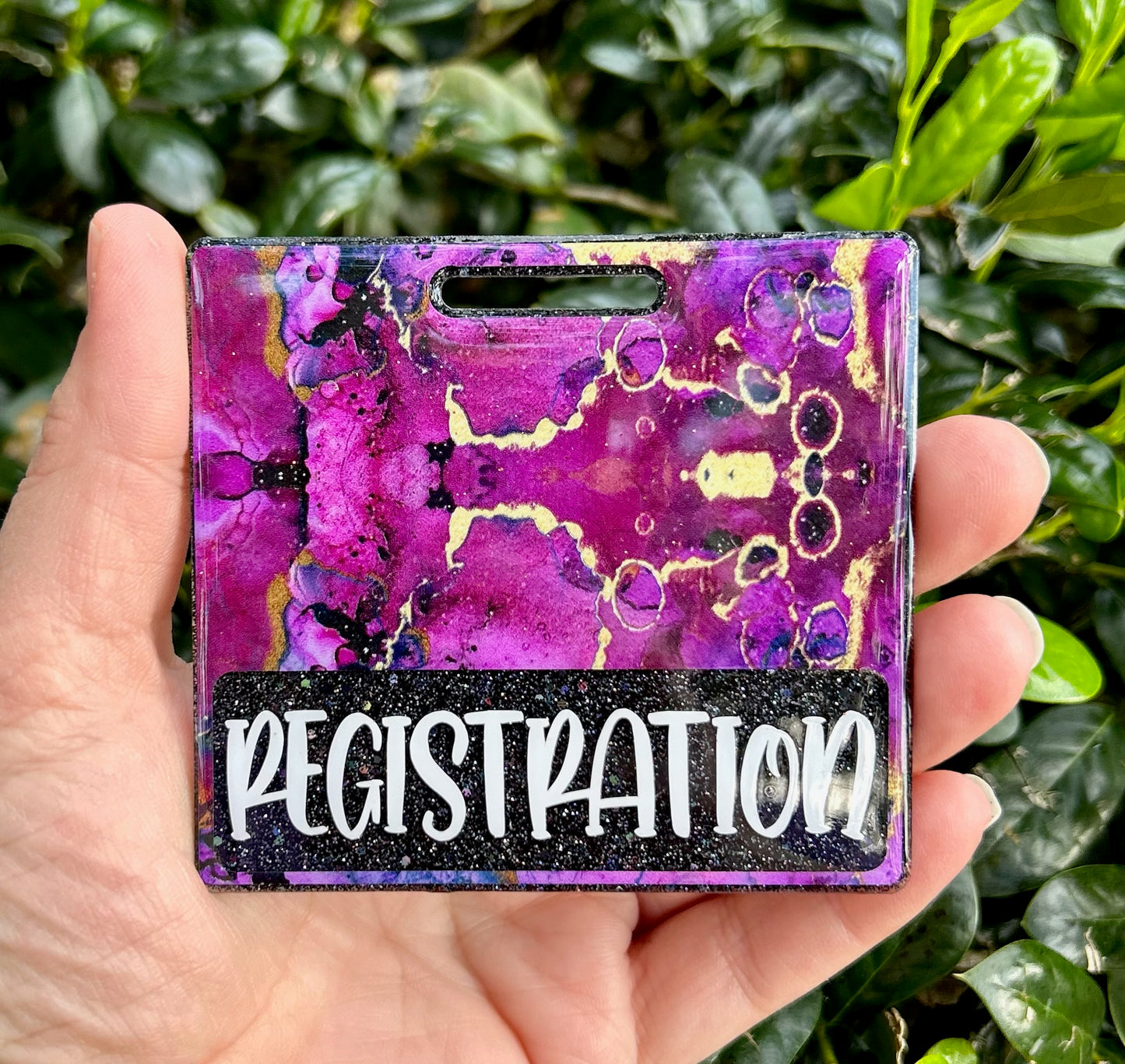 Purple & Gold Badge Buddy