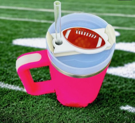 Football Tumbler Topper