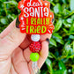 Dear Santa I Really Tried Christmas Badge Reel