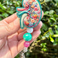 Floral Kidney Badge Reel