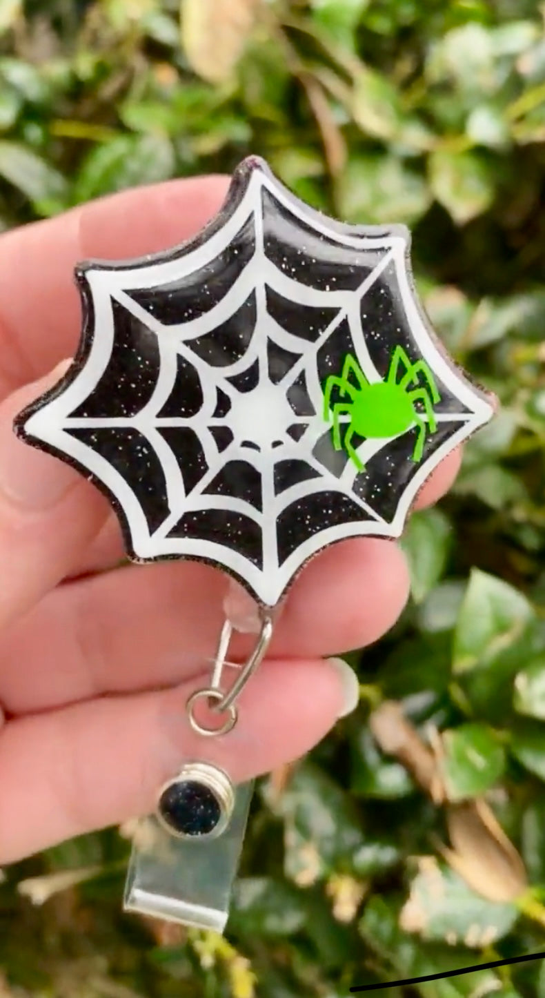 Spider Web Badge Reel