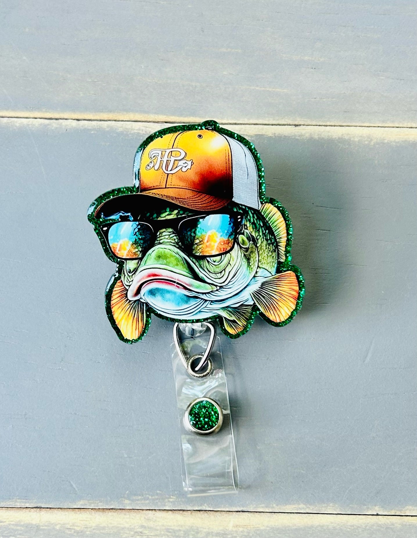 Bass Fish Badge Reel – Spicy Badge Reels
