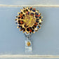 Cheetah Sunflower Badge Reel