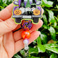 Gnome Halloween Pumpkin Badge Reel