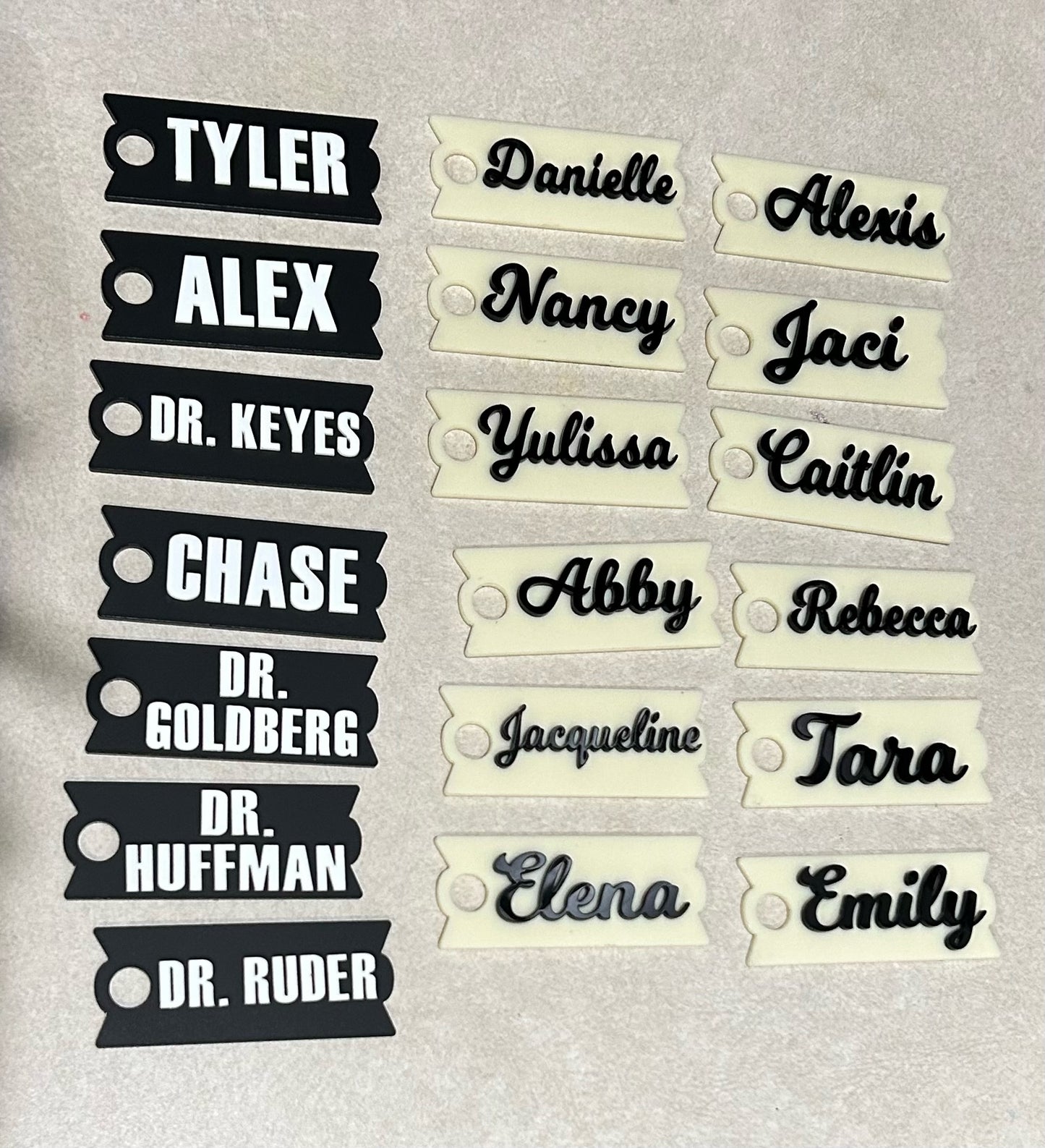 Personalized Name Plate Tumbler Topper