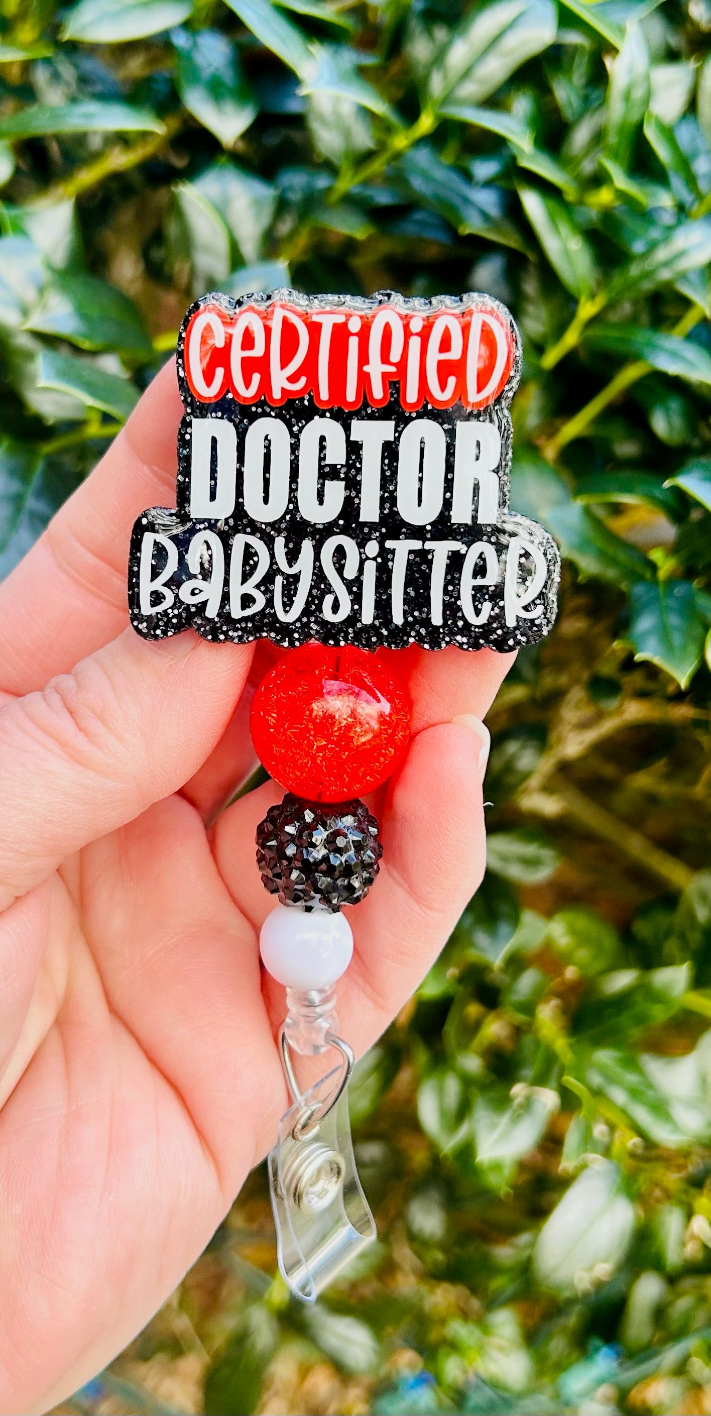 Certified Doctor Babysitter Badge Reel