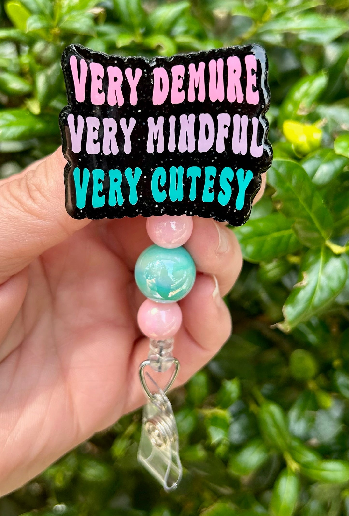 Very Demure, Very Mindful, Very Cutesy Badge Reel