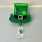 St. Patrick's Day Leprechaun Hat Badge Reel