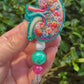 Floral Kidney Badge Reel