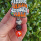 Thick Thighs Spooky Vibes Badge Reel