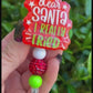 Dear Santa I Really Tried Christmas Badge Reel