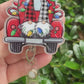 Christmas Gnome Truck Badge Reel
