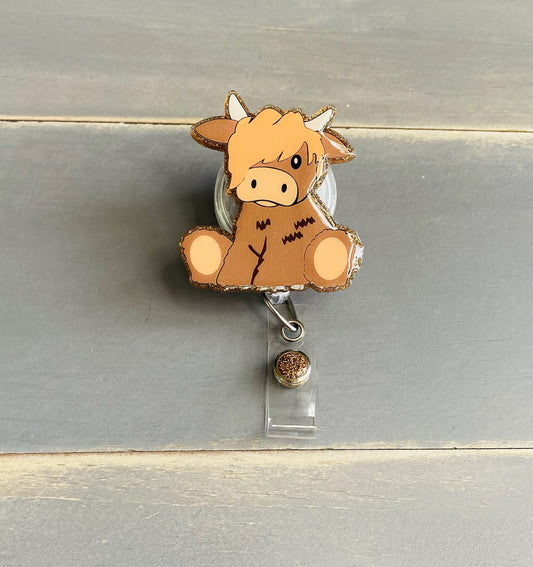 Highland Cow Badge Reel