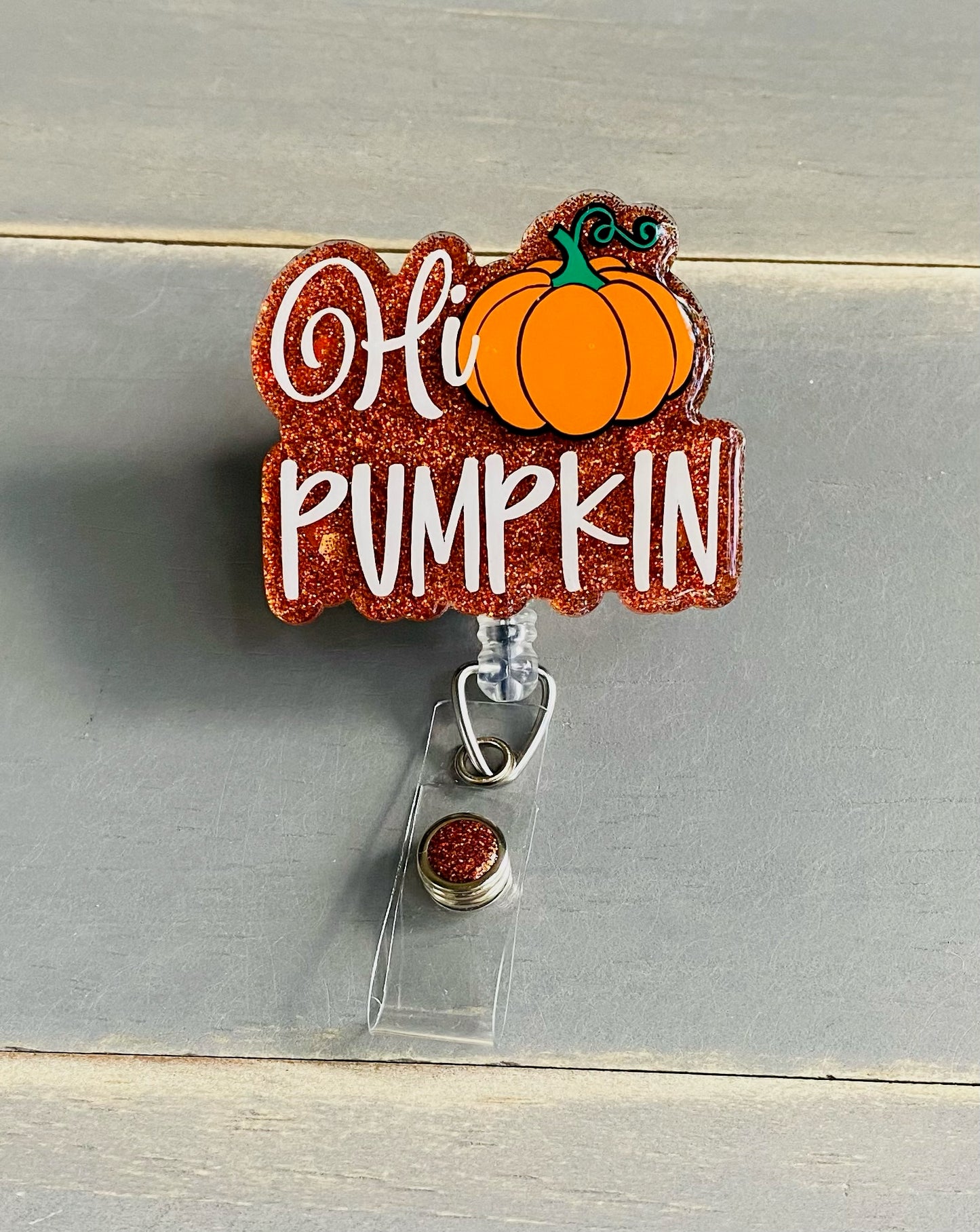 Hi Pumpkin Badge Reel