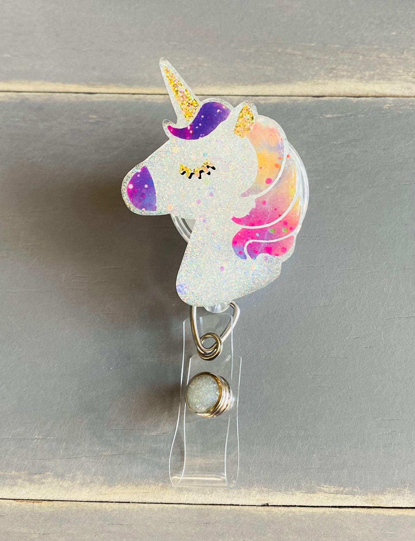 Rainbow Unicorn Badge Reel