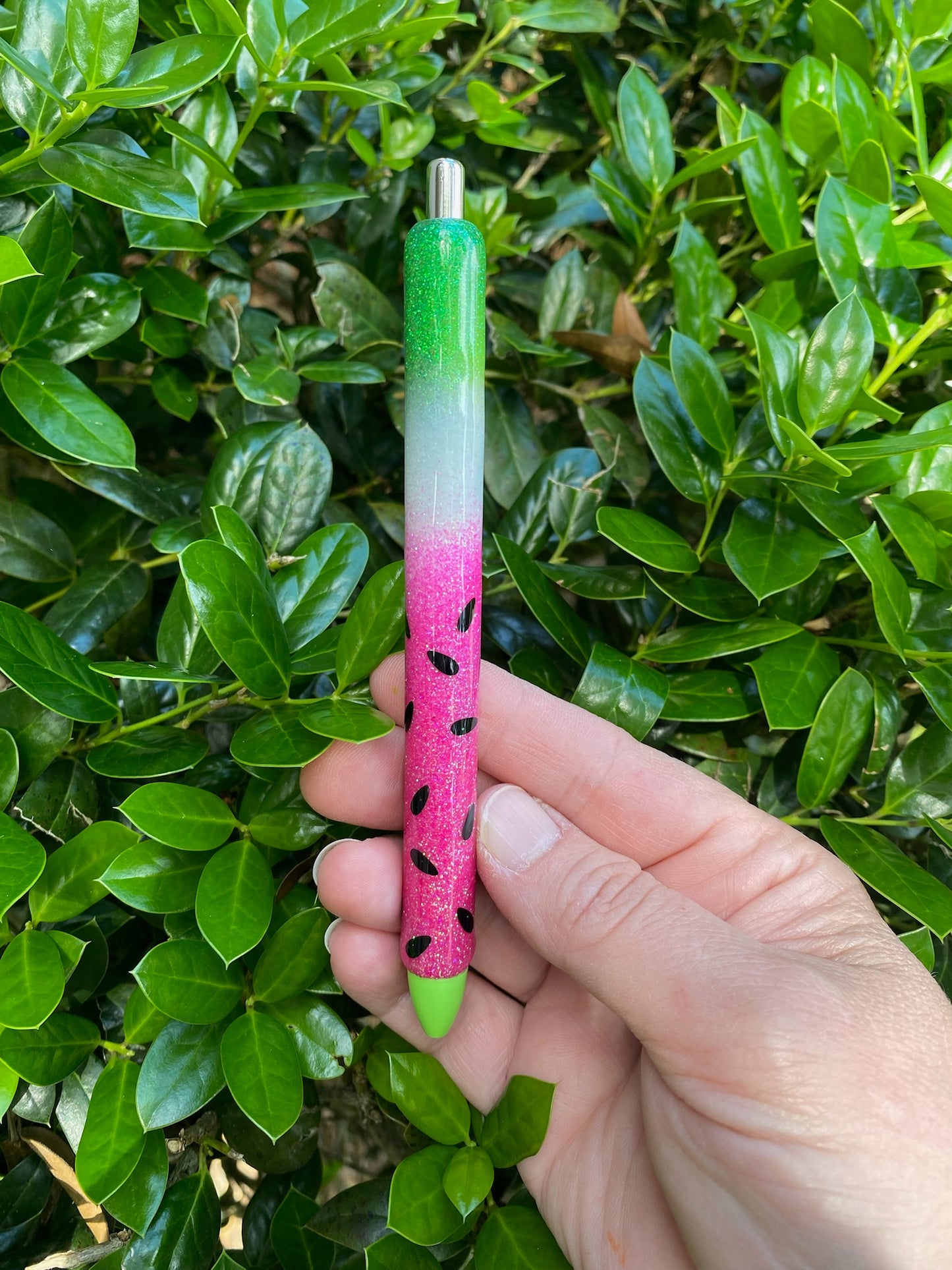 Watermelon Glitter Refillable Pens