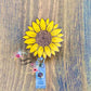 Sunflower Badge Reel